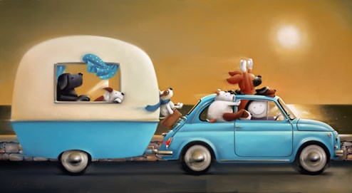 The Great Escape by Doug Hyde - Original Pastel on Board